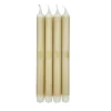 Adventslys krone 4 pk gull
