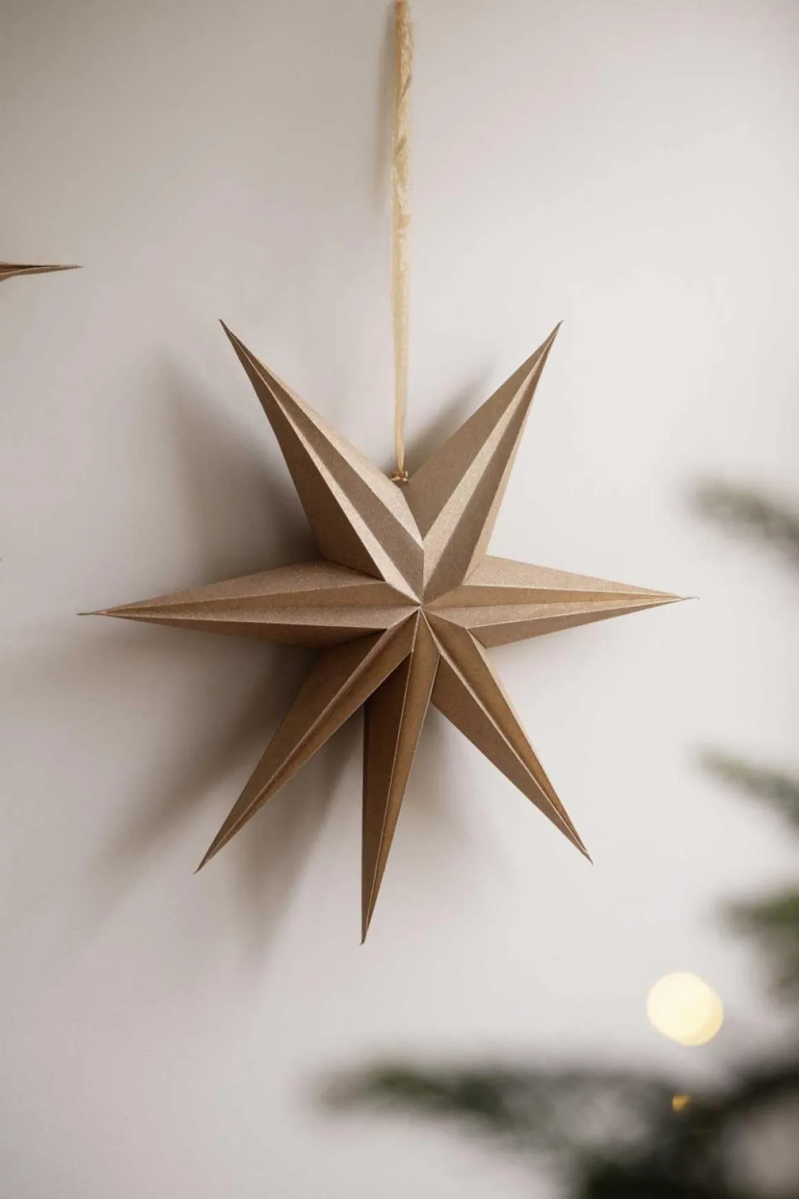 Adventsstjerne Gull