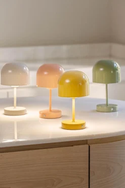 Bordlampe Napoli oppladbar 24 cm grønn