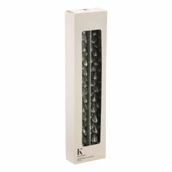 Dekor kronelys juletre 25cm 2-pk