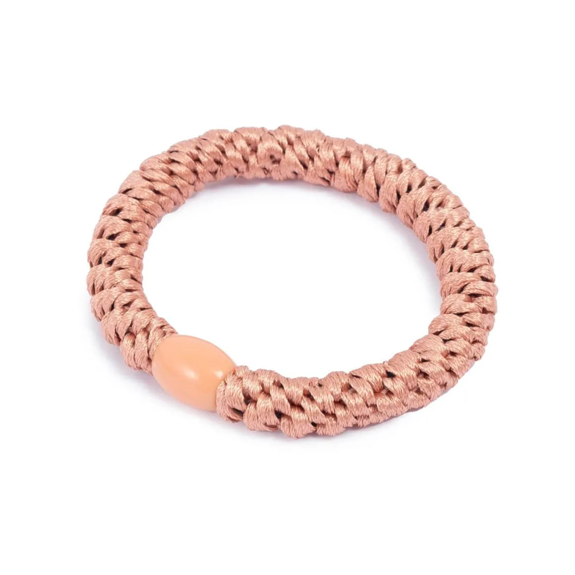 Hårstrikk, støvrosa, coral