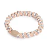Hårstrikk Tuttifrutti Coral/blå/grå/beige