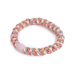 Hårstrikk Tuttifrutti rosa/blå/krem/perle