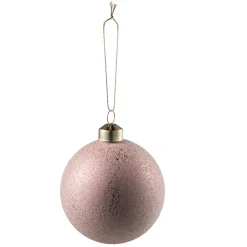 Julekule frost rosa