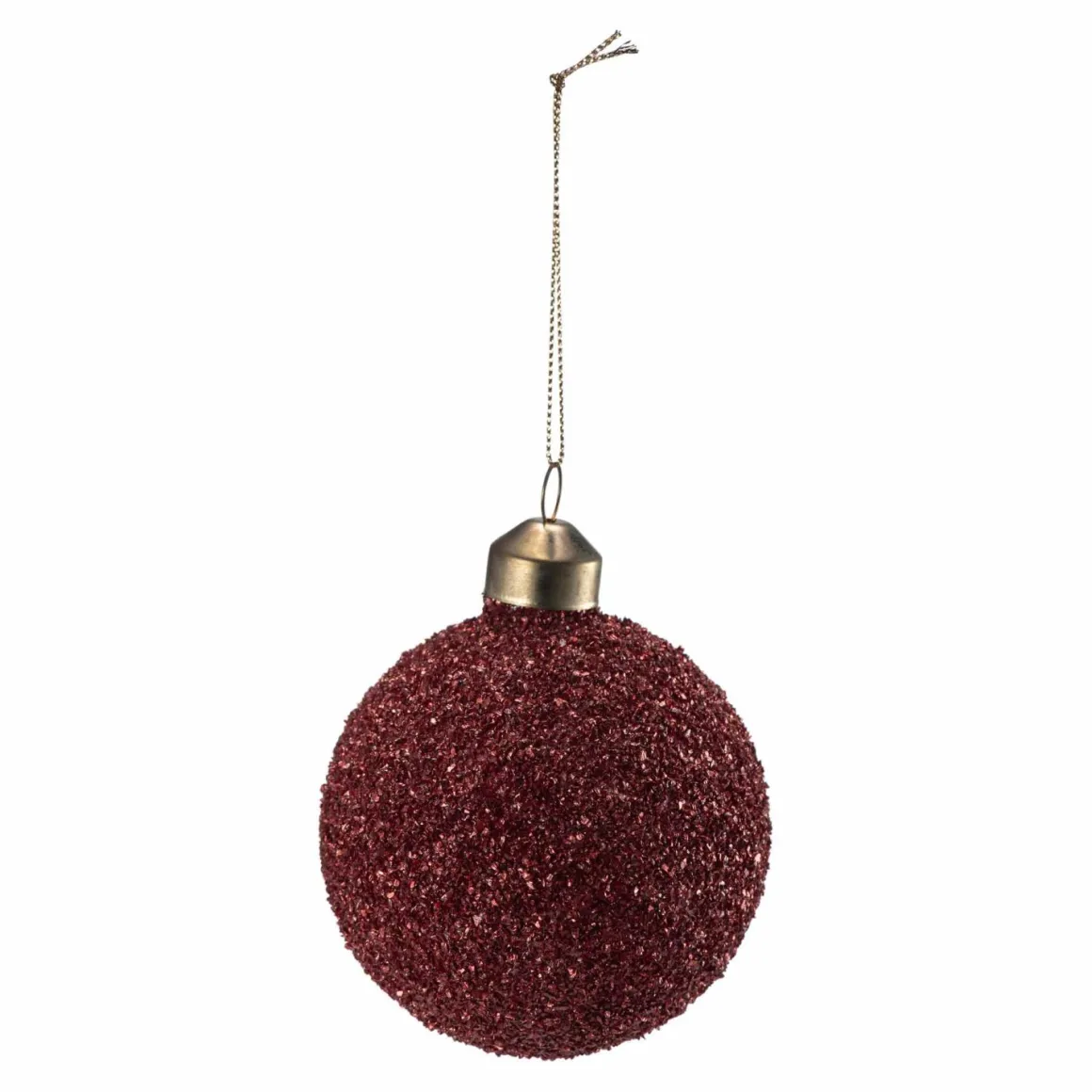 Julekule glitter perle