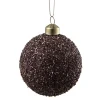 Julekule glitter perle burgunder