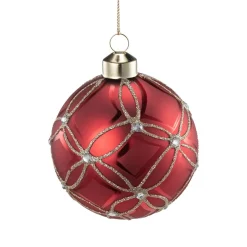 Julekule Hazel rød