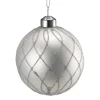 Julekule sparkle hvit