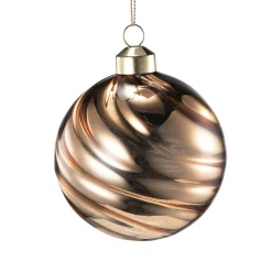 Julekule Swirl gull