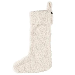Julestrømpe Teddy offwhite