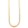 Kort kjede, snake chain, Gull