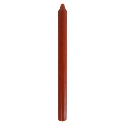 Kronelys 27cm høstrød