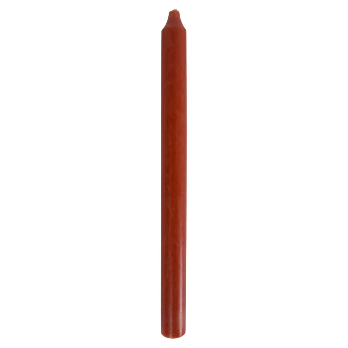 Kronelys 27cm høstrød
