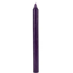 Kronelys 27 cm lilla