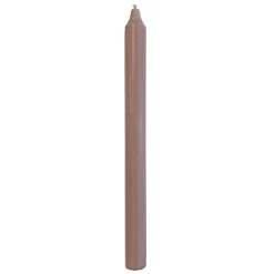 Kronelys 27 cm mørk rosa