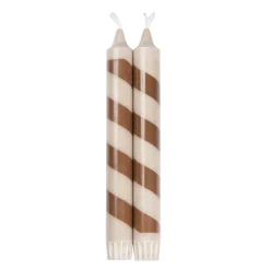Kronelys 2pk stripe