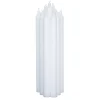 Kronelys 100% stearin 27,5cm hvit