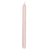 Kronelys 100% stearin 27,5 cm rose