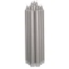 Kronelys 100% stearin 27,5cm sand
