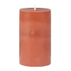 Kubbelys 100% stearin 10cm rust brun