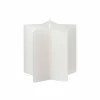 Kubbelys stjerne 7,5cm hvit