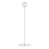 Lysestake Blonde 30 cm sølv