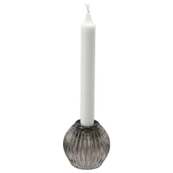 Lysestake Kombi Rille 7 cm grå