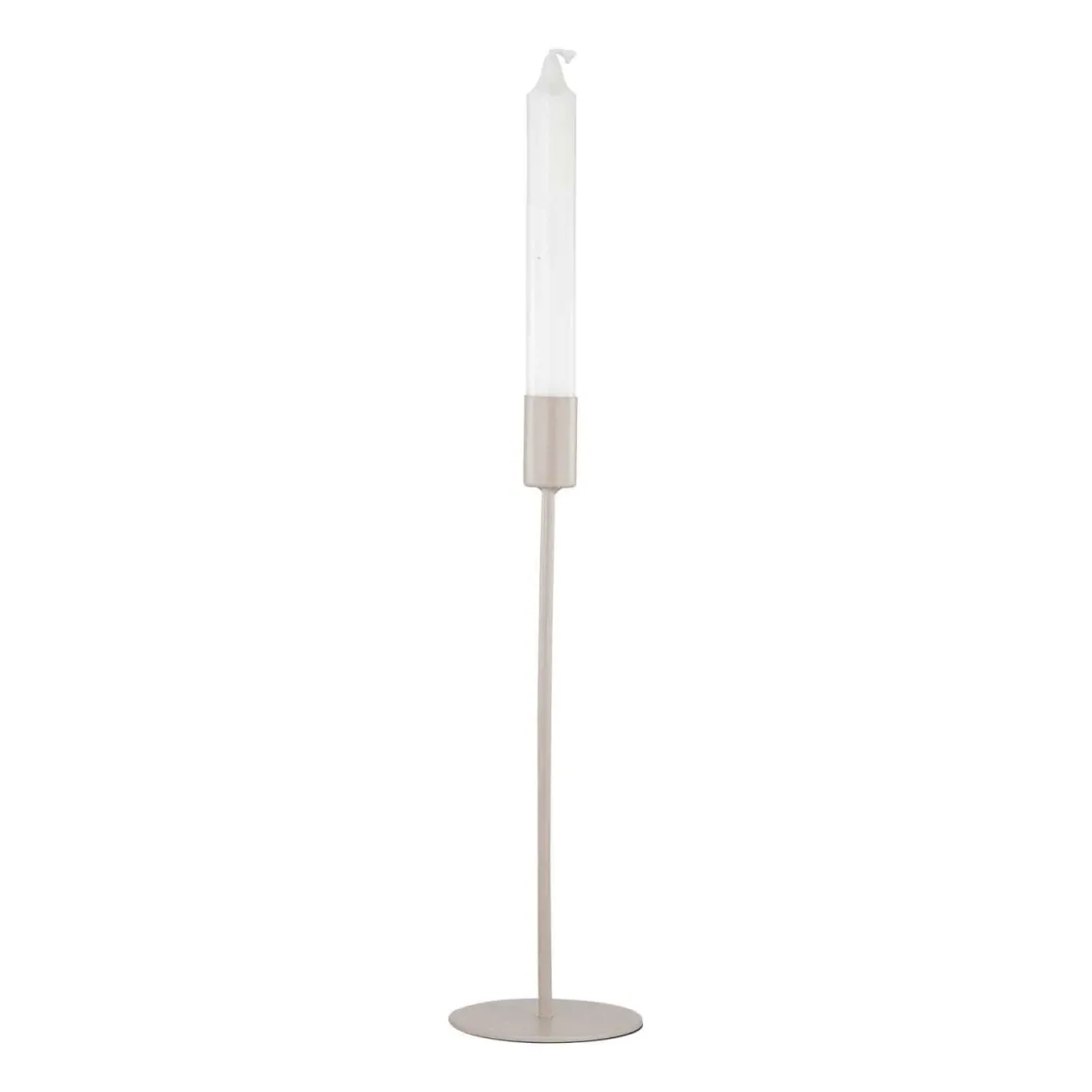 Lysestake Melina 28,5cm beige