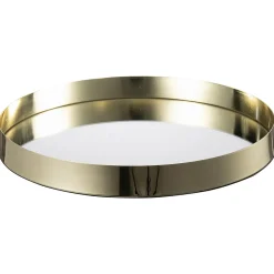 Lysfat Speil gull 30 cm