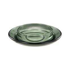 Lysholder Leo 14cm grønn