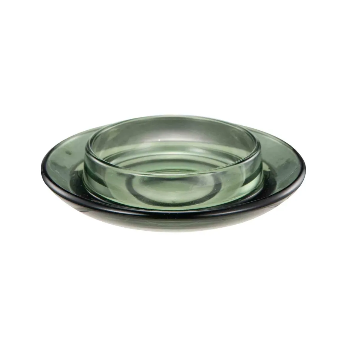 Lysholder Leo 14cm grønn