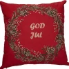 Putetrekk God Jul krans 48x48 cm