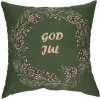 Putetrekk God Jul krans 48x48 cm grønn