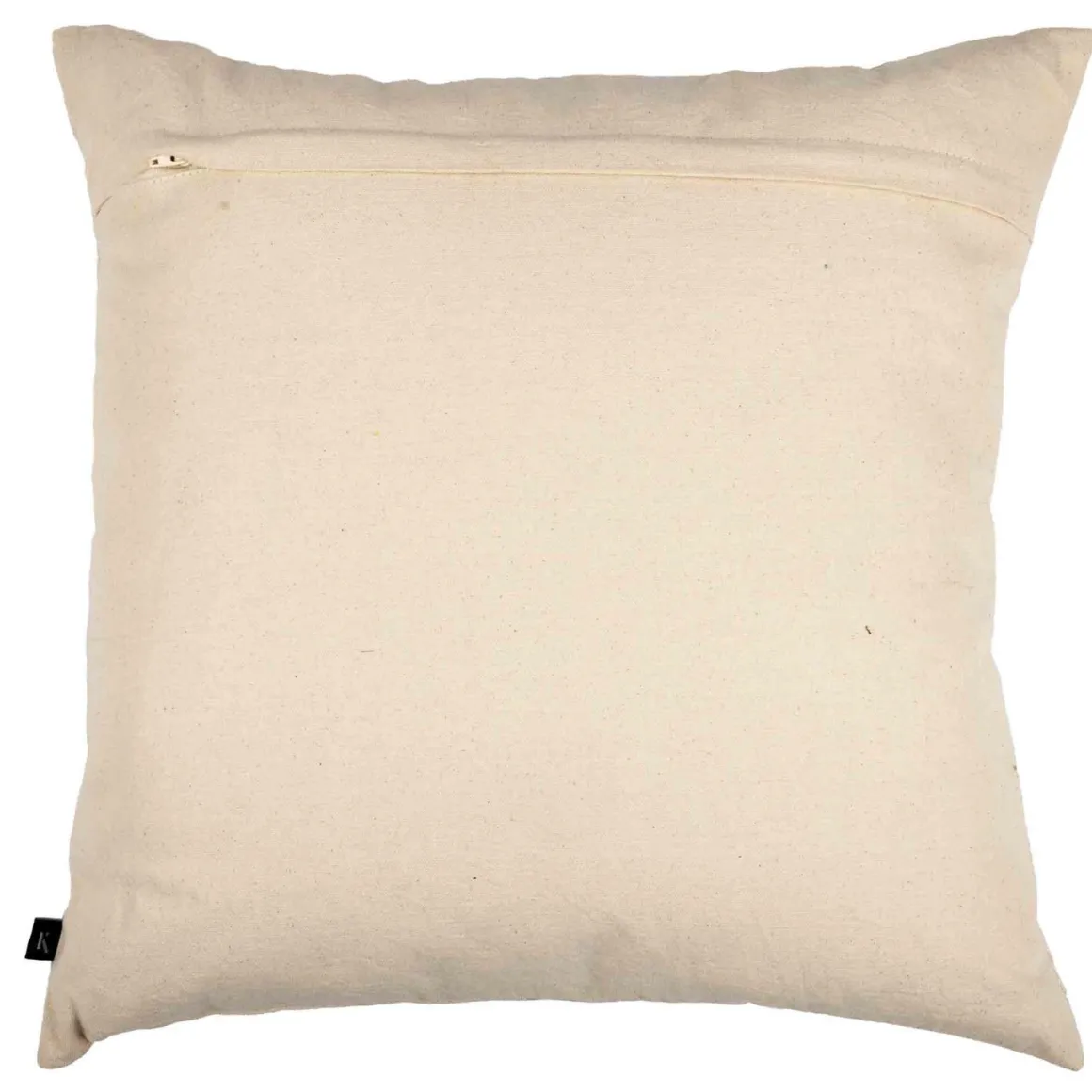 Putetrekk Gren brodert 48x48cm offwhite