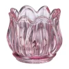 Telysholder Flora 5,5 cm Rosa