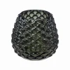 Telysholder Kongle 10cm grønn