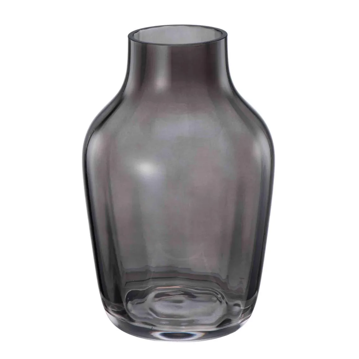 Vase Markblomst 15 cm grå
